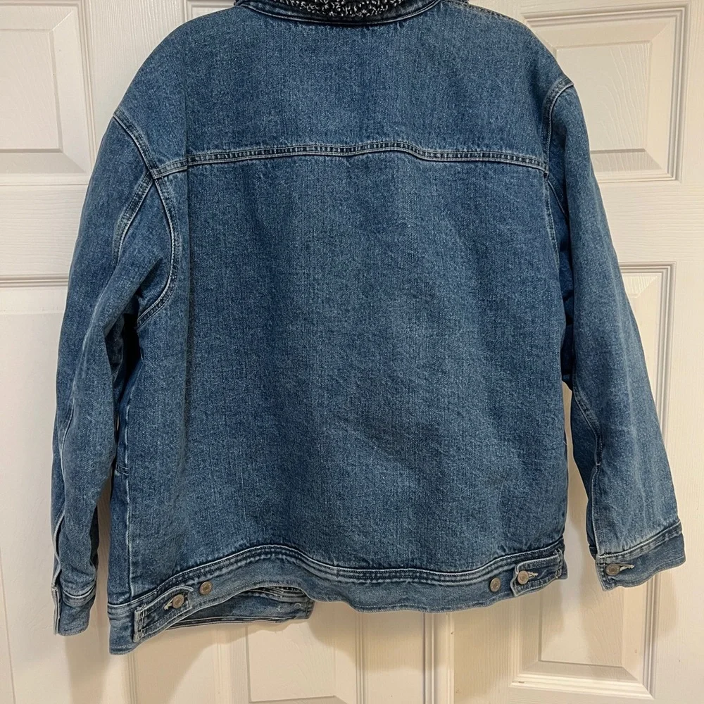 Vintage Jones Jeans Heavyweight Denim‎ Blue Jacket Men’s S Sherpa Lined Medium